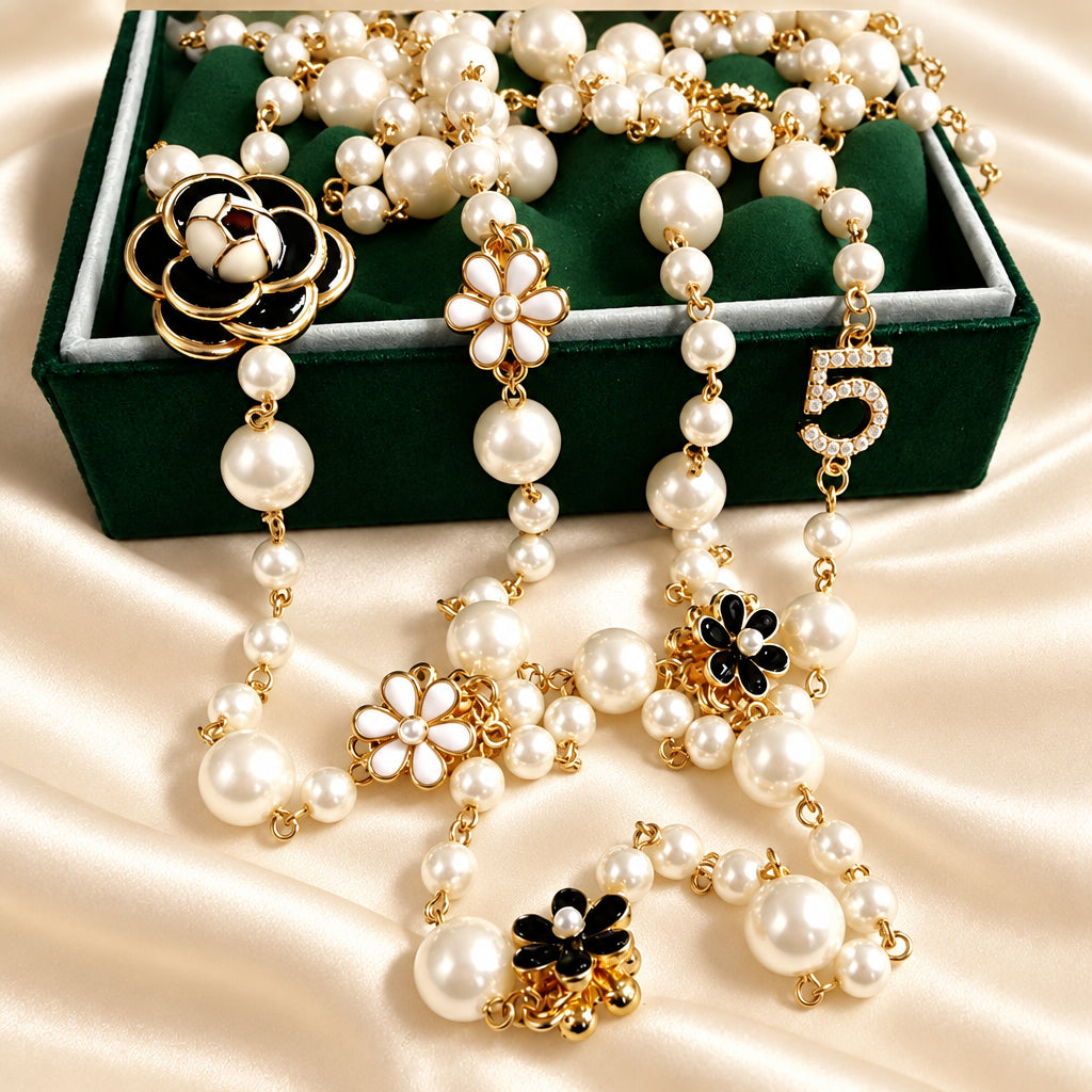 Diva — Collier double rang à perles