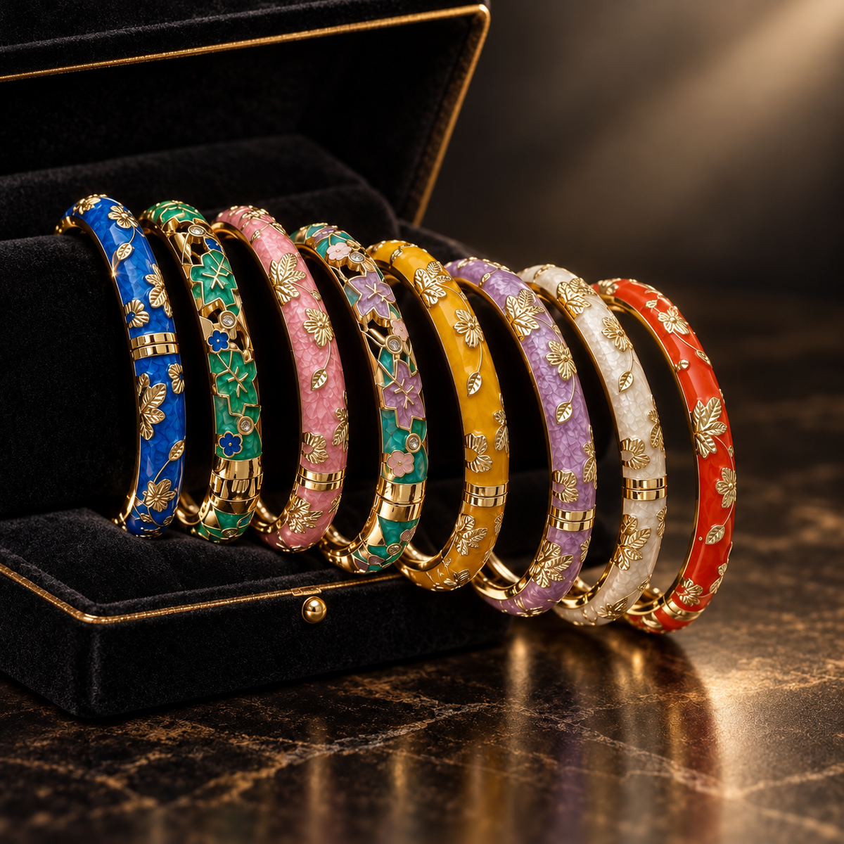 Capri — bracelet bohème émaillé BY SKA, Ambiance 11