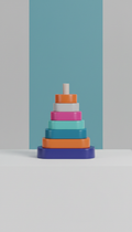 Empilage Multicolore