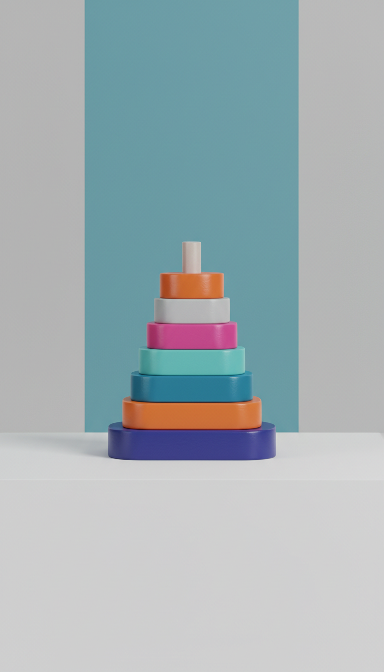 Empilage Multicolore