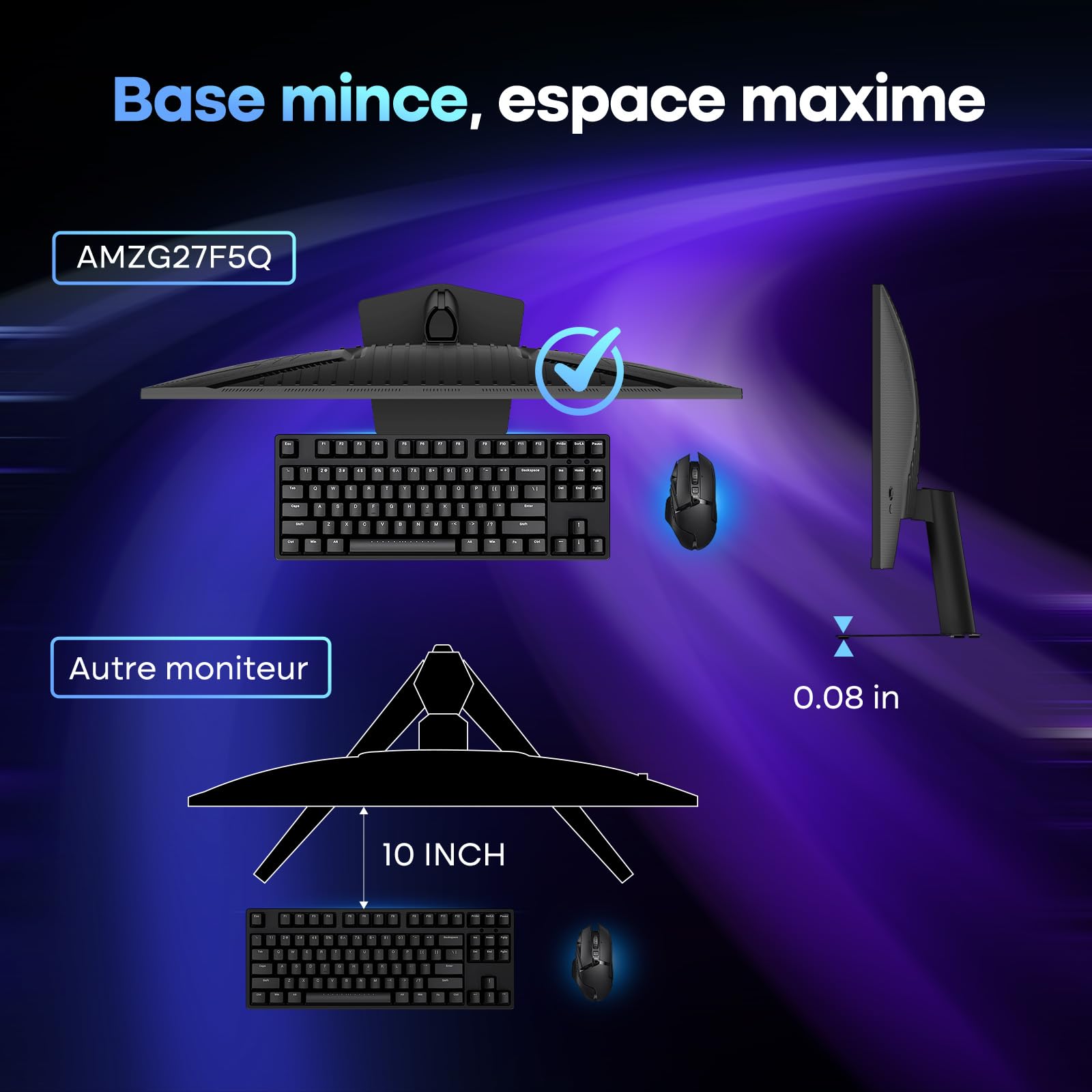 Écran Gaming 27" 240Hz