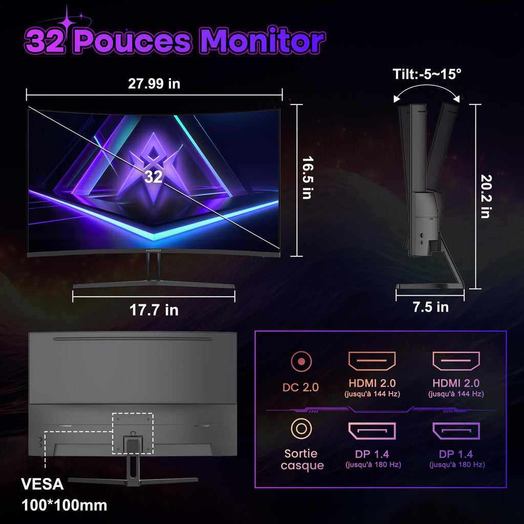 Écran Gaming 27" 240Hz