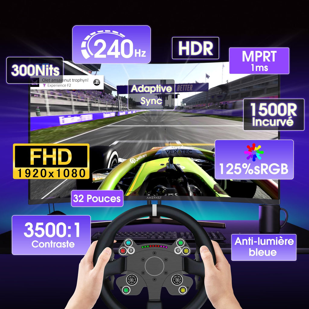 Écran Gaming 27" 240Hz