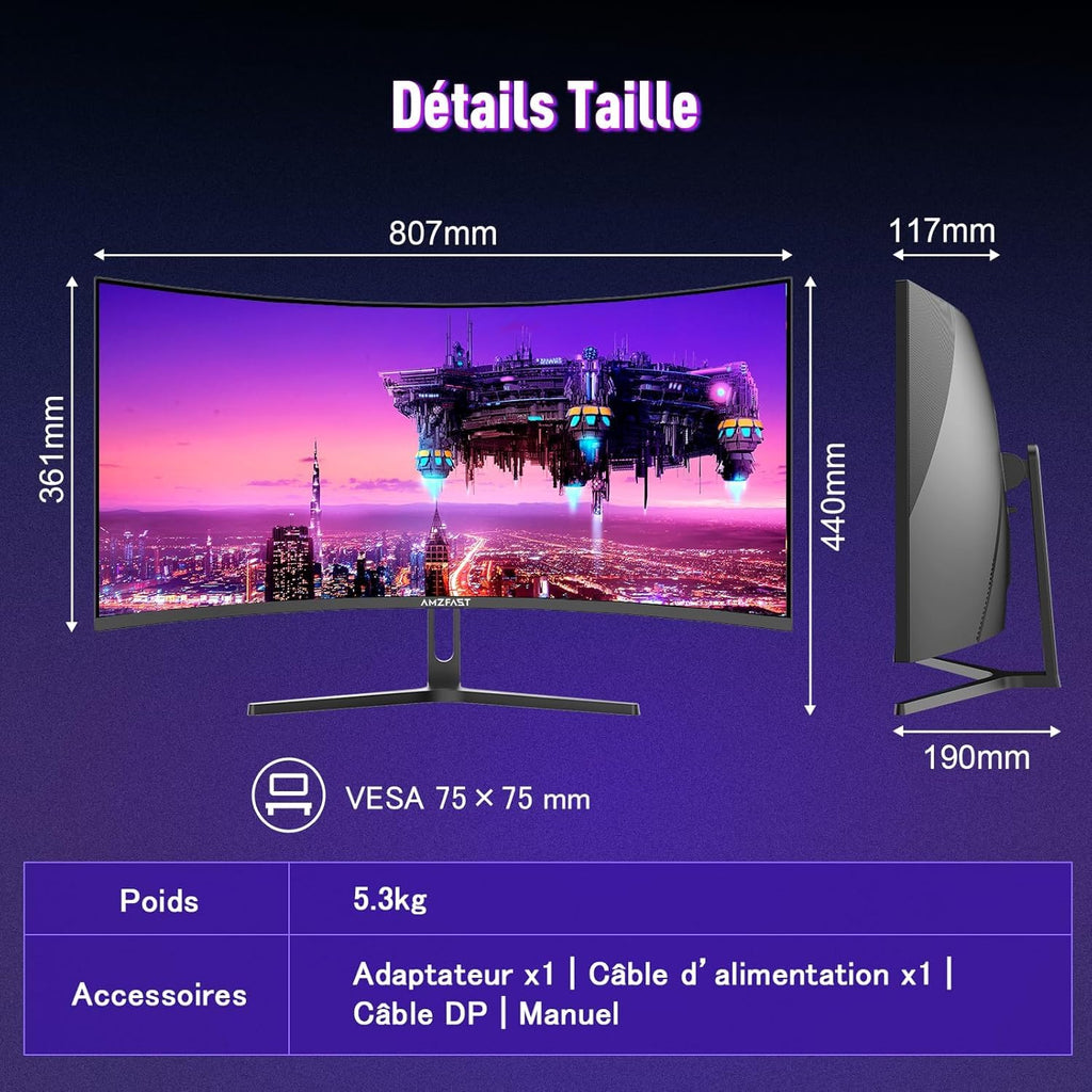 Écran Gaming 27" 240Hz