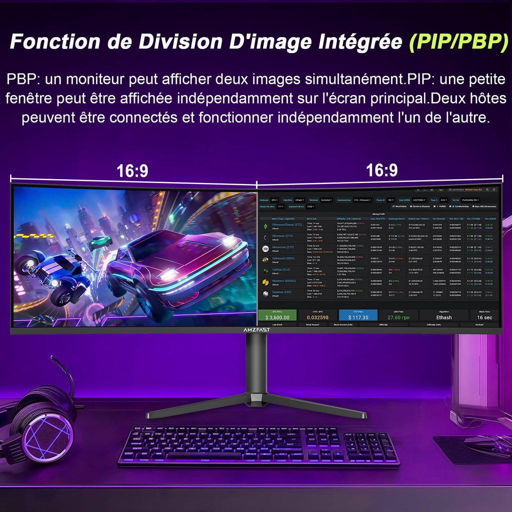 Écran Gaming 27" 240Hz