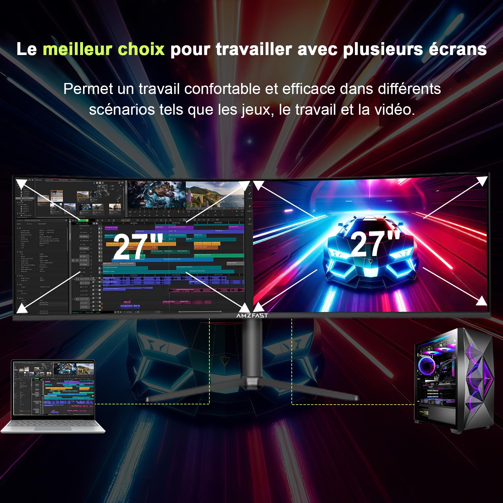 Écran Gaming 27" 240Hz