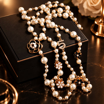 Diva — Collier double rang à perles