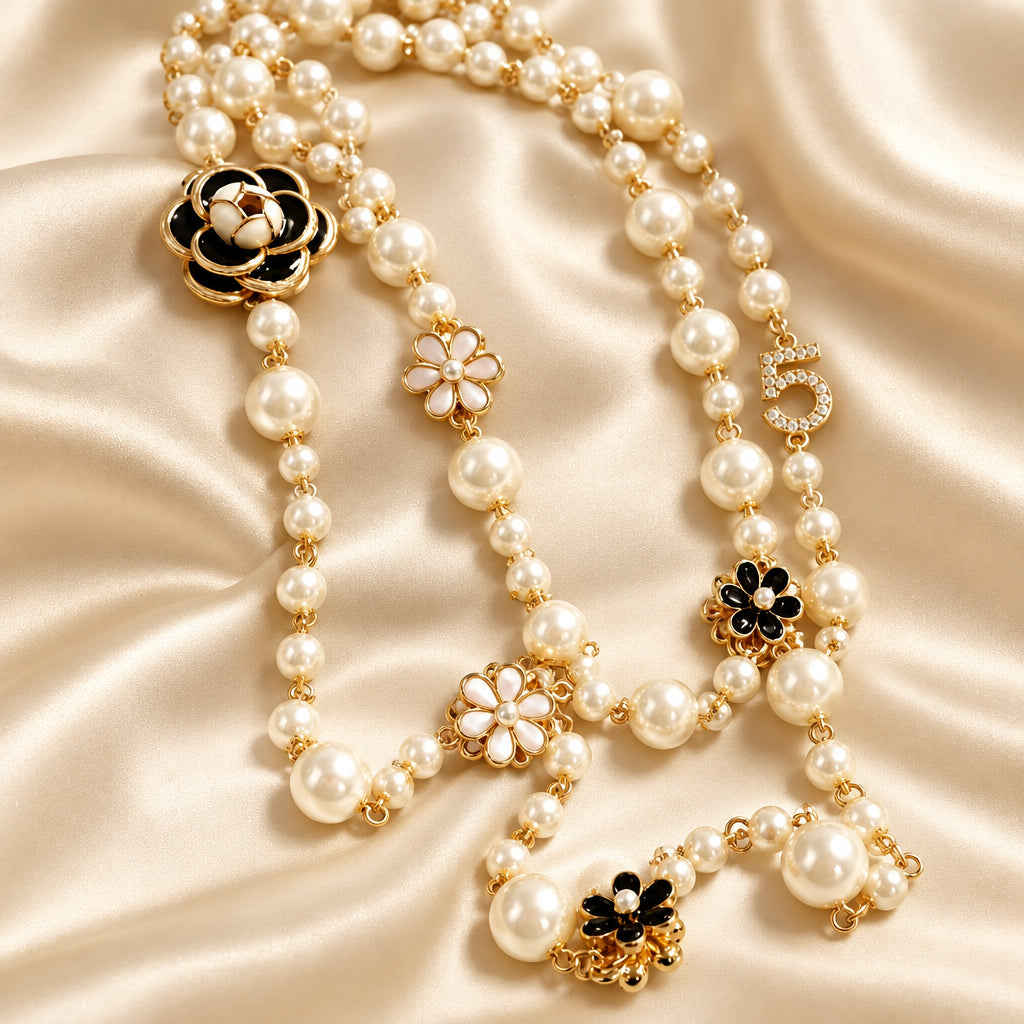 Diva — Collier double rang à perles