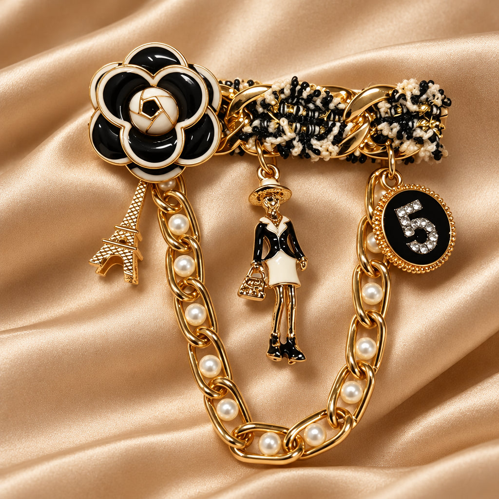 Broches à détails bijou — Plusieurs modèles