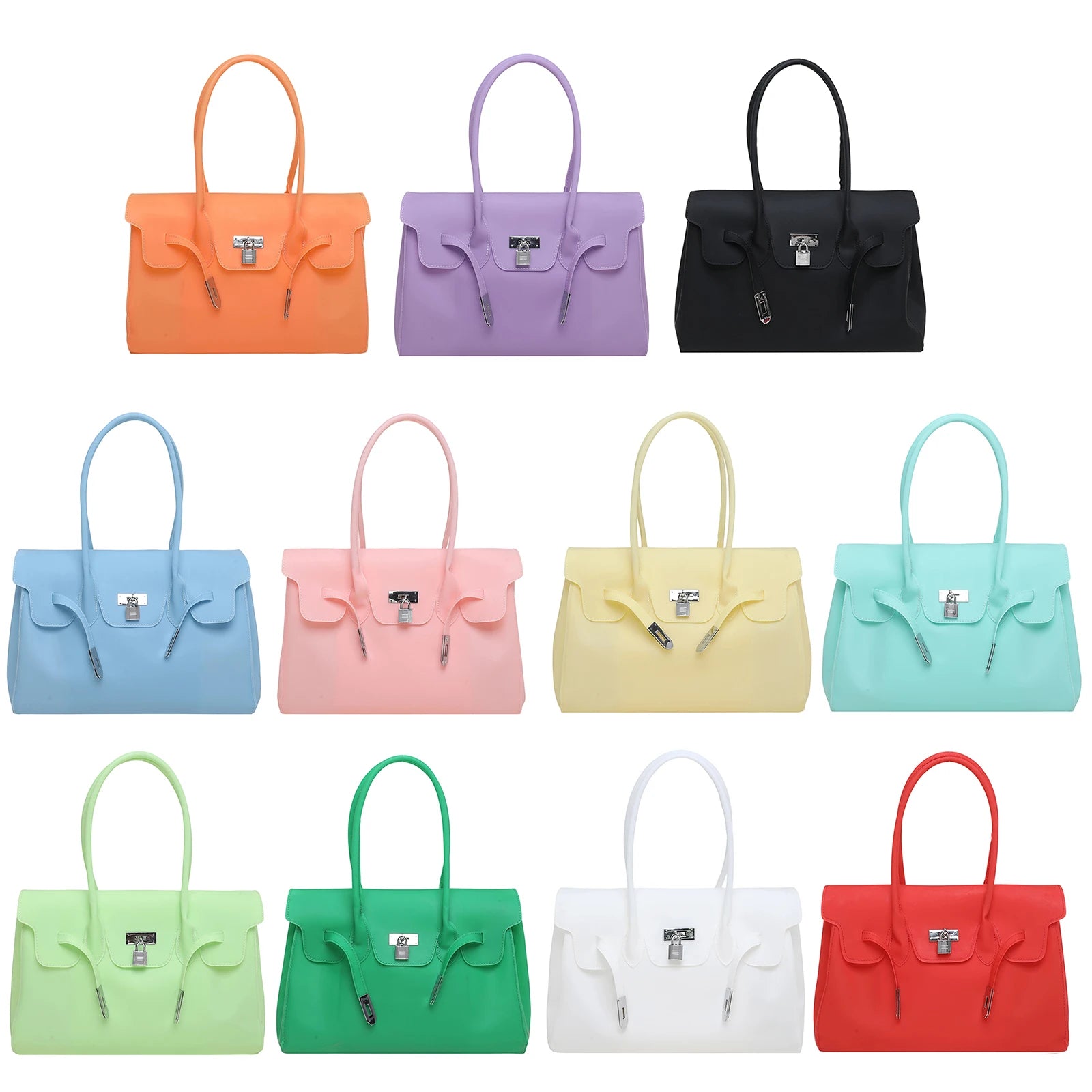 Sac Bandoulière Jelly PVC Imperméable – Style Coréen Y2K