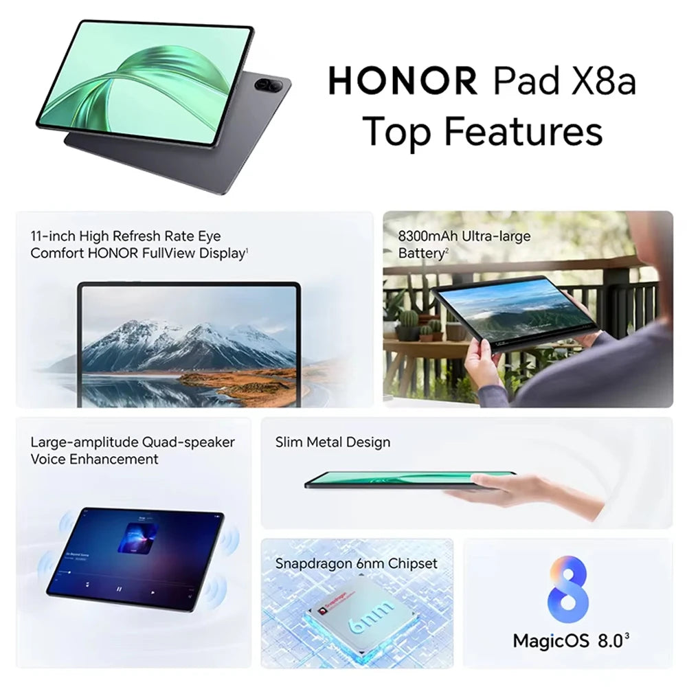 Tablette Honor X8a
