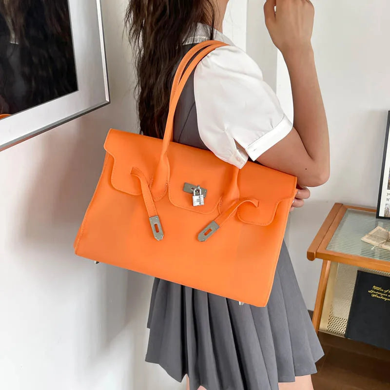 Sac Bandoulière Jelly PVC Imperméable – Style Coréen Y2K