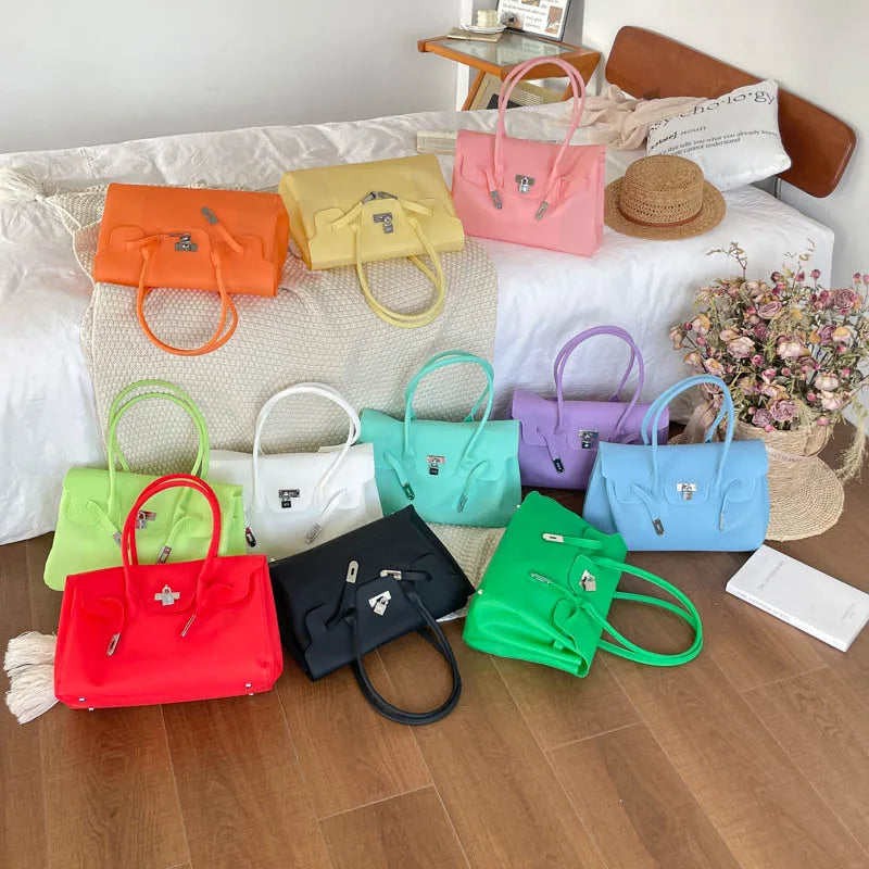 Sac Bandoulière Jelly PVC Imperméable – Style Coréen Y2K