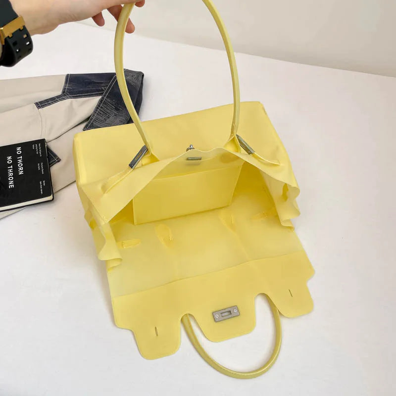 Sac Bandoulière Jelly PVC Imperméable – Style Coréen Y2K