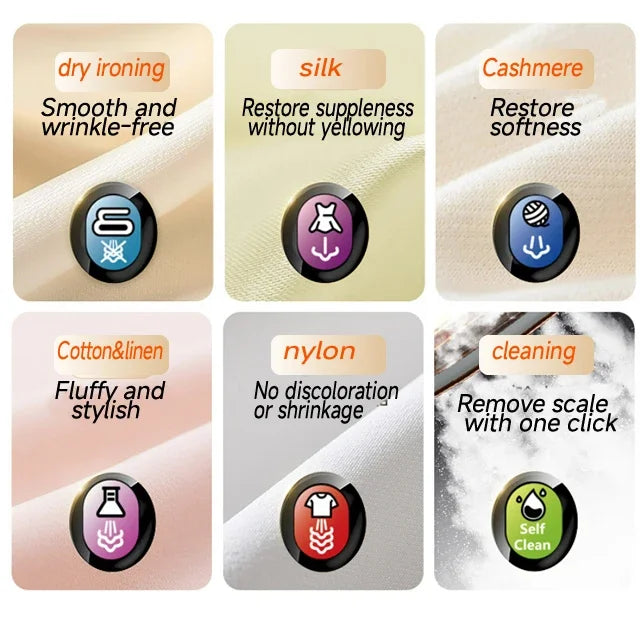 Défroisseur Vapeur Portable Intelligent | Mini Fer à Repasser IA pour Voyage & Maison