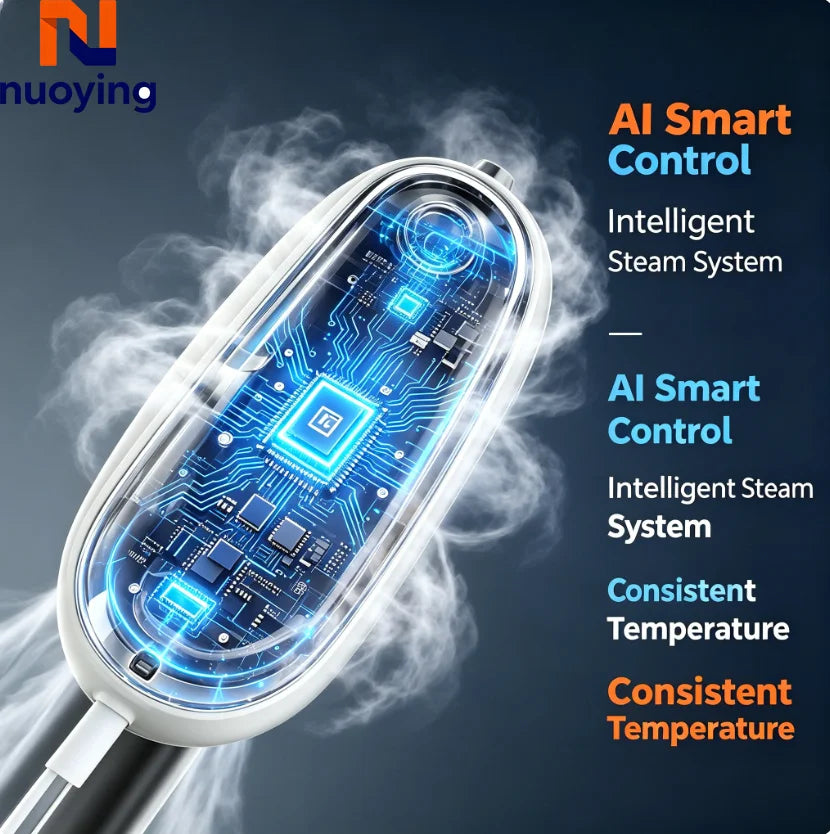 Défroisseur Vapeur Portable Intelligent | Mini Fer à Repasser IA pour Voyage & Maison