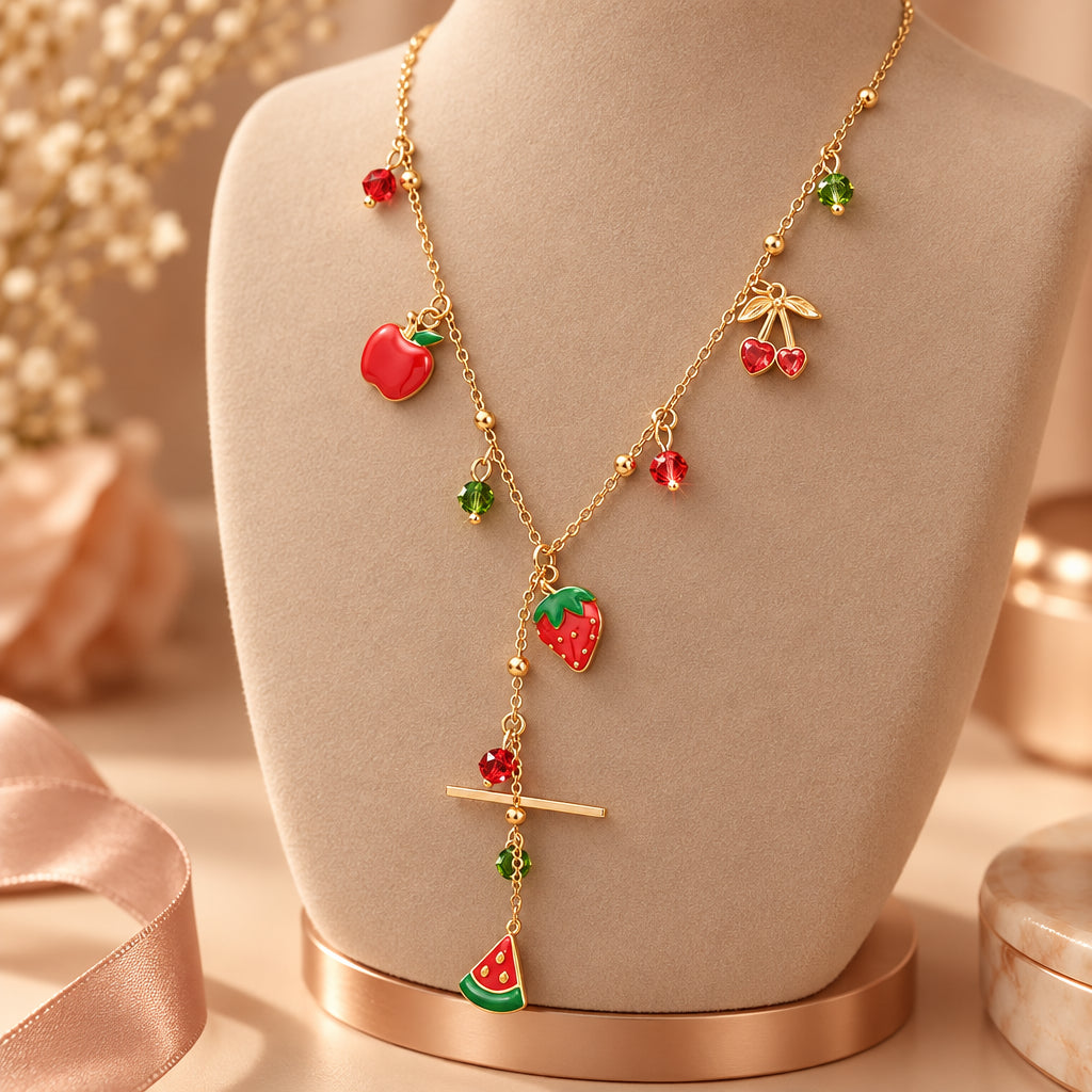 Collier Pendentif Fleur en Zircons — BySka