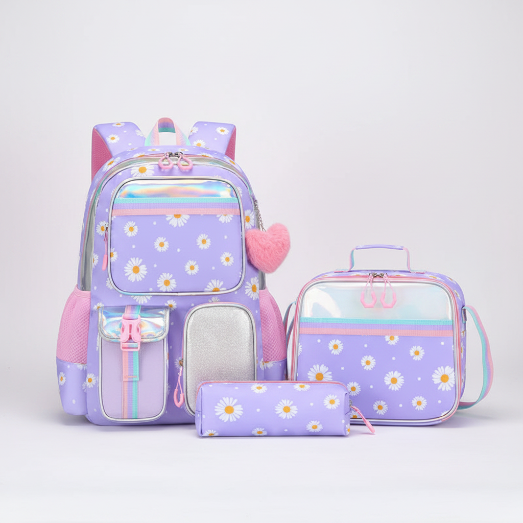 Cartable Kawaii Lapin fond studio